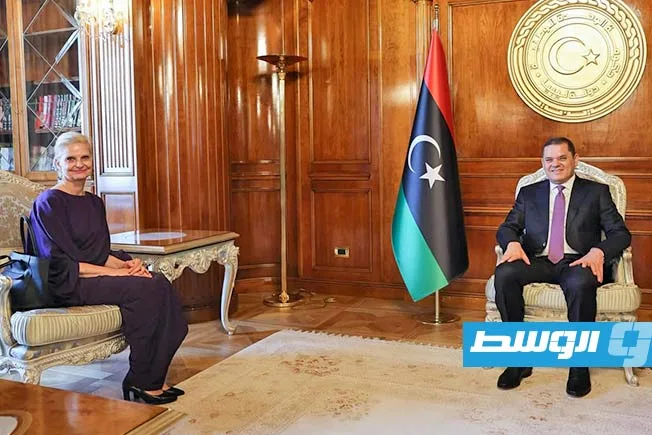 الدبيبة يدعو الأمم المتحدة لتعزيز الشفافية والحيادية في دعم العملية السياسية. الدبيبة يدعو الأمم المتحدة لتعزيز الشفافية والحيادية في دعم العملية السياسية.