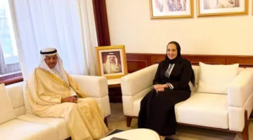 السديري يناقش العلاقات الثنائية مع وزيرة الإسكان البحرينية