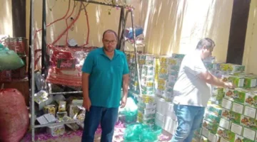 مراقبة تموين بني سويف تضبط مصنعًا لتصنيع العصائر المقلدة في مركز ناصر