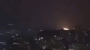 إيران تستهدف حيفا بصواريخ (فيديو)