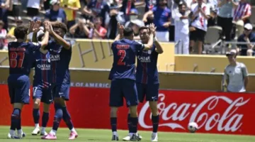 باريس سان جيرمان يتفوق على أتلتيكو مدريد بهدفين في الشوط الأول بمونديال الأندية «فيديو»