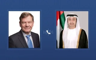 عبدالله بن زايد ووزير الخارجية الألماني يجريان محادثة هاتفية حول المستجدات الإقليمية