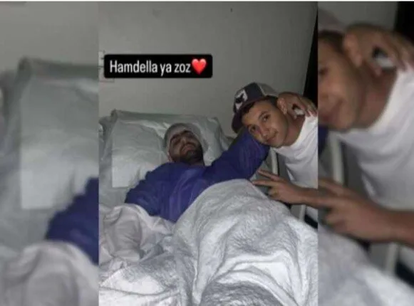 صور.. ابن أحمد السقا يدعم شقيقه بعد مروره بوعكة صحية