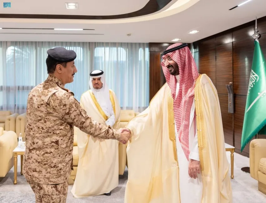 وزير الحرس الوطني يرحب بقادة الوزارة وكبار المسؤولين بمناسبة عيد الأضحى المبارك