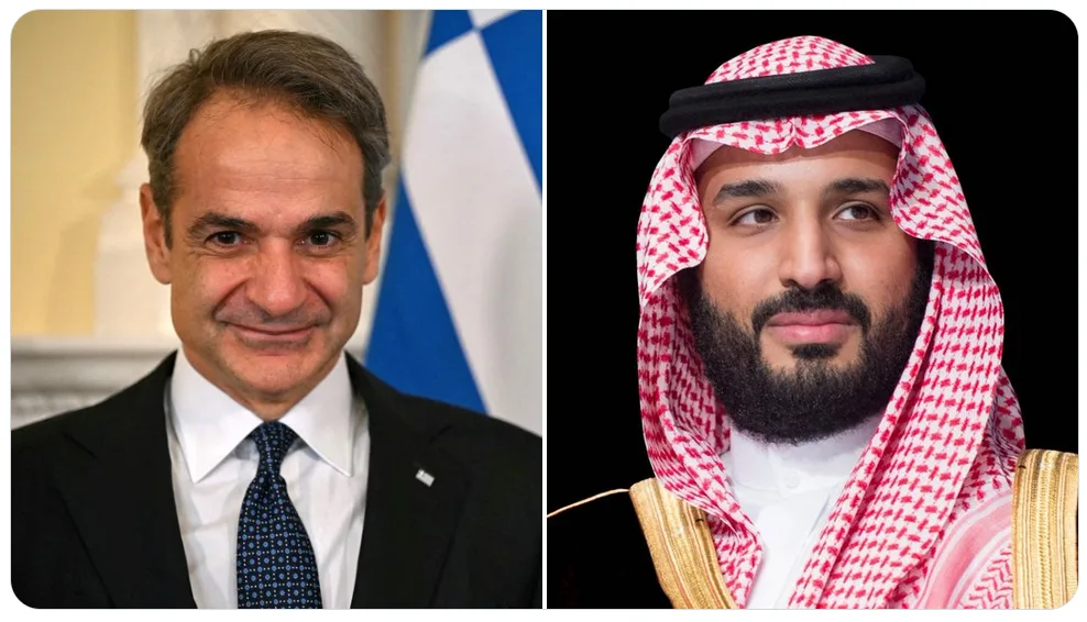 ولي العهد السعودي يناقش مع رئيس الوزراء اليوناني التطورات الحالية في المنطقة ولي العهد السعودي يناقش مع رئيس الوزراء اليوناني التطورات الحالية في المنطقة
