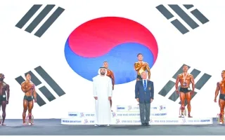 افتتاح بطولة آسيا لكمال الأجسام واللياقة البدنية في عجمان