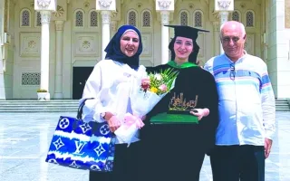 «نادية» تحصل على شهادة الدكتوراه بعد Tragically losing her life in a car accident.