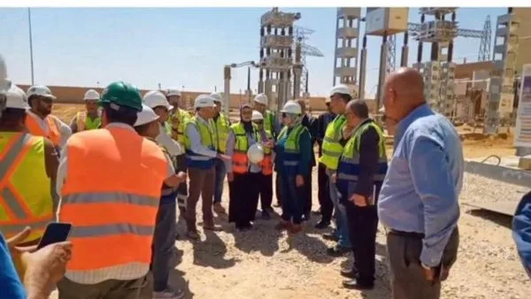 مصدر للطاقة: إنجاز أكثر من 80% من مشروع الربط الكهربائي مع السعودية مصدر للطاقة: إنجاز أكثر من 80% من مشروع الربط الكهربائي مع السعودية