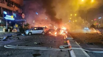 إصابة 8 إسرائيليين في قصف على حيفا وارتفاع عدد القتلى إلى 23.