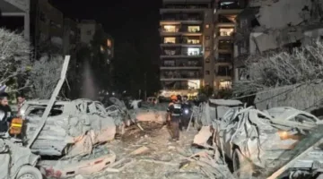 تأثر مبنى السفارة الأمريكية في تل أبيب بسبب الهجوم الإيراني