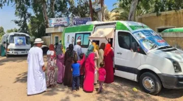 «صحة الأقصر» تطلق قافلة طبية مجانية لفحص المواطنين في مركز البياضية