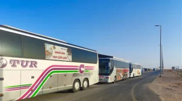 استقبال أول دفعة من الحجاج الإيرانيين العائدين من السعودية إلى العراق (صور)