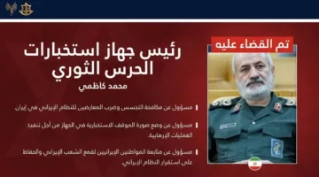 بينهم قائد الجهاز.. جيش الاحتلال الإسرائيلي يعلن عن القضاء على 4 من كبار مسؤولي الاستخبارات الإيرانية