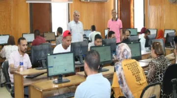 مركز التحوّل الرقمي بجامعة جنوب الوادي يُنظم اختبارات لـ 134 باحثاً
