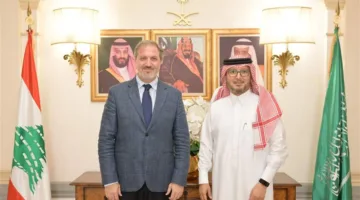 بخاري يستقبل عمدة مدينة بيروت