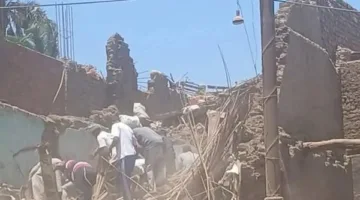 استخراج جثة فتاة من تحت أنقاض منزل “دندرة” المدمر في قنا