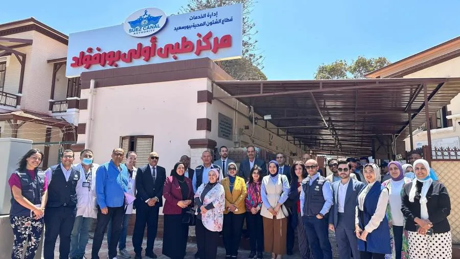 زيارة وفود دولية عليا لمنظومة التأمين الصحي الشامل في مدن القناة تمدح مستوى الخدمات المقدمة