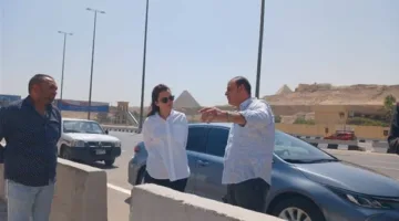 نائب محافظ الجيزة يزور موقع حادث شاحنة في الجزيرة الوسطى على الطريق الصحراوي بالإسكندرية