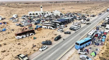 قافلة الصمود تعلن توقفها إثر منعها من دخول سرت الليبية