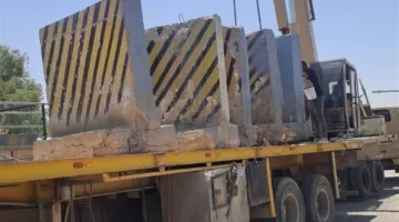 إزالة الحواجز الخرسانية حول نقطة تفتيش أبو غريب الجديدة