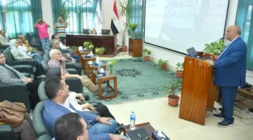 ندوة عن نظام الري بالتنقيط في مصر بمركز بحوث المياه (صور)