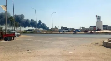 إخماد حريق كبير في مصنع بلاستيك بمدينة السادات