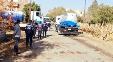 بعد غرق 9 منازل.. جهود سوهاج لاحتواء تسرب المياه من مزرعة غرب بنجع الدير