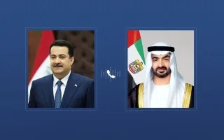 رئيس الجمهورية ورئيس الحكومة العراقية يناقشان عبر الهاتف العلاقات الثنائية والأوضاع الإقليمية.