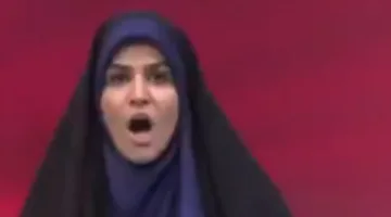 عودة المذيعة الإيرانية إلى البث المباشر بعد الهجوم الإسرائيلي