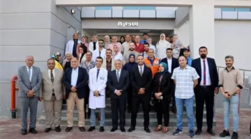 محافظ الإسماعيلية يزور مستشفى القنطرة شرق المركزي للتفقد.