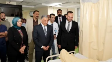 محافظ الإسماعيلية يزور مستشفى القنطرة شرق المركزي والمركز التكنولوجي