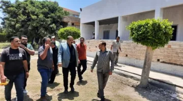 رئيس شركة مياه دمياط يزور محطة معالجة رأس البر ومرافق الوحدة وسكن المصيف