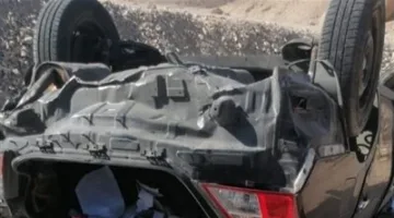 إصابة وكيل نيابة إدارية جراء انقلاب سيارة على طريق قنا الصحراوي