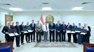 وزير التعليم ونائب رئيس هيئة “جايكا” يكرمان دفعة المدربين الرابعة من برنامج التوكاتسو