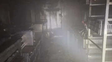 نشوب حريق في مطعم معروف بالقرب من مسرح الزعيم في الهرم