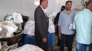 حملة تموينية شاملة تجوب شوارع كفر البطيخ في محافظة دمياط.. صور