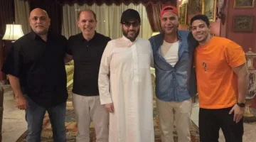 تركي آل شيخ يستعرض تفاصيل زيارته لعادل إمام أثناء متابعته لمباريات الأهلي في كأس العالم