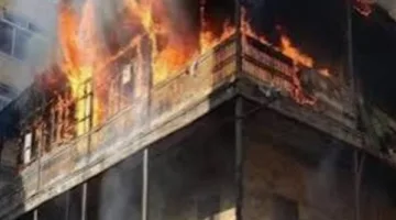 ثلاثة سيارات إطفاء للسيطرة على حريق في شقة سكنية بأوسيم