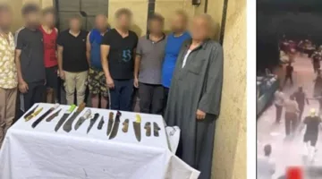 القبض على 11 شخصًا متسببين في حالة من الذعر بين المواطنين خلال مشاجرة في منشأة ناصر
