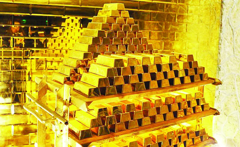 هبوط اسعار الذهب بأكثر من 1%