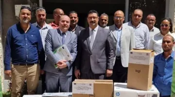 وكيل زراعة سوهاج يستلم حواسيب لتعزيز الإرشاد الزراعي الرقمي