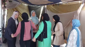 فحص طلاب الثانوية العامة في القليوبية قبل اختبارات اللغة الأجنبية الثانية
