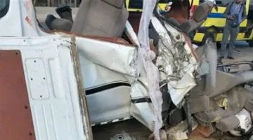 حادث خطير بين ميكروباص وشاحنة نقل على طريق سمبوخت – أجا يسفر عن 6 مصابين
