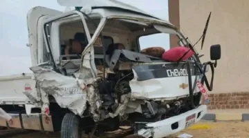 وفيات وإصابة 18 شخصًا في حادث collision على الطريق الصحراوي بالبحيرة مع إرسال 9 سيارات أسعاف.