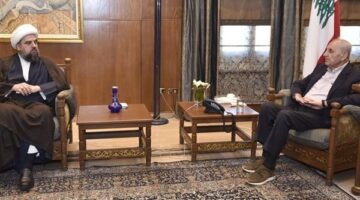 بحث بري والمفتي قبلان في المستجدات