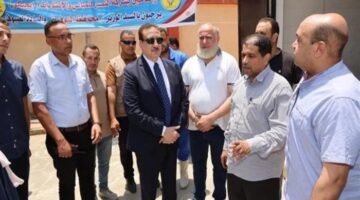 محافظ المنوفية يتابع بدء التشغيل التجريبي لمشروعي الصرف الصحي في نادر وزاوية الناعورة