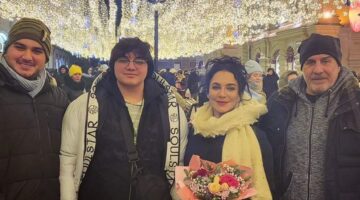 حمزة ابن سلاف فواخرجي يجذب الانتباه، والتشابه بينه وبين والدته مذهل للغاية