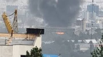 اندلاع حريق في مبنى التلفزيون الإيراني