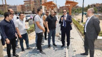 محافظ المنوفية يراقب تقدم تنفيذ المدخل الجديد لشبين الكوم