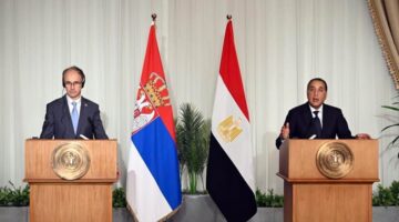مدبولي: اتفاق مصري صربي لتعزيز الحلول السلمية واحترام سيادة الدول وضرورة إنهاء التوتر في الشرق الأوسط